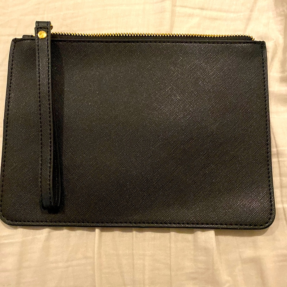 Camellia and love black makeup bag